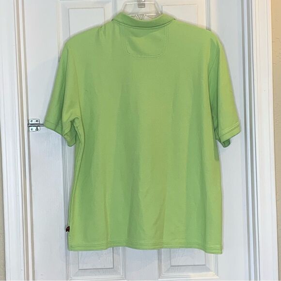 Tommy Bahama Supima Polo Shirt Size XL Lime Green Color - Picture 8 of 8